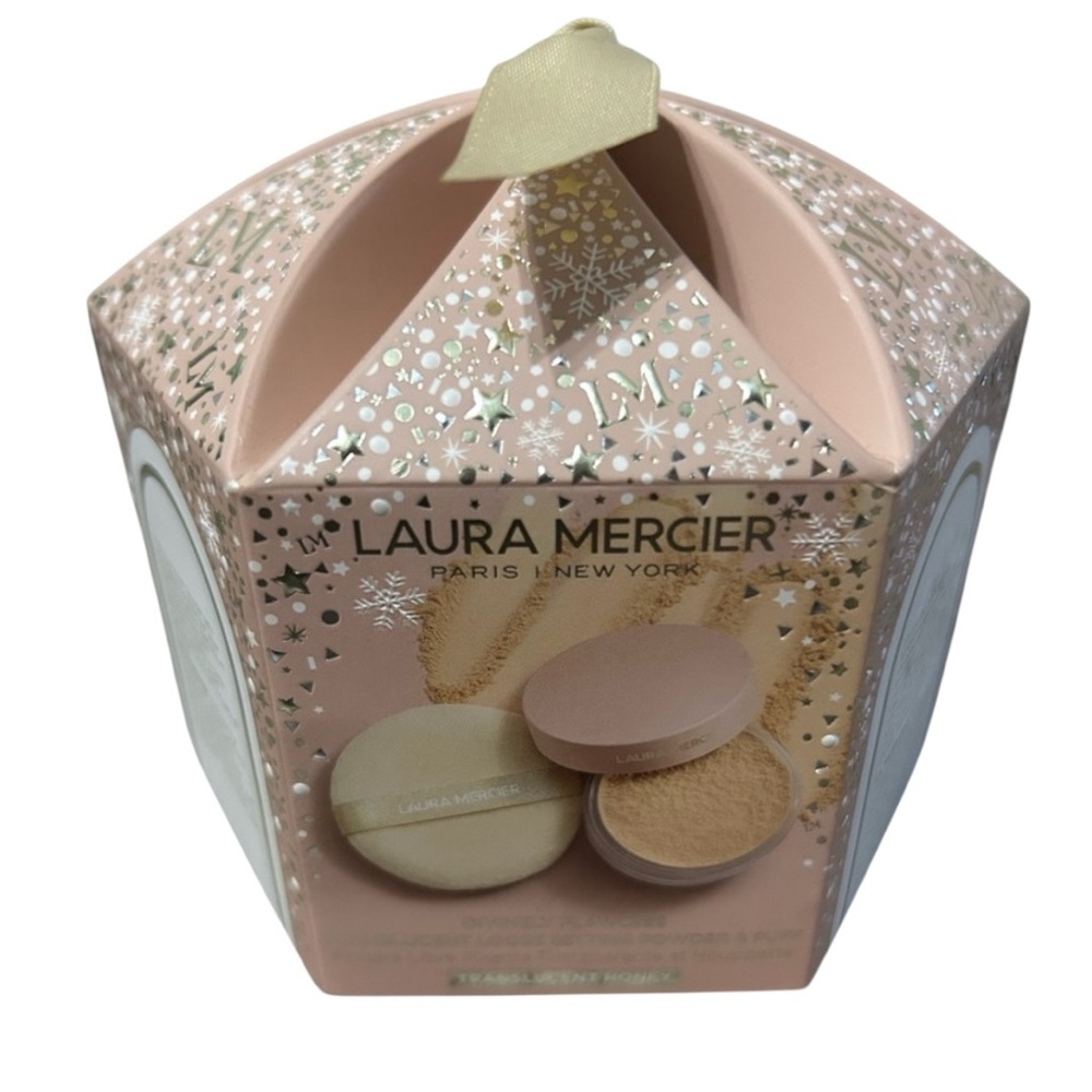 NWT Laura Mercier Divinely Flawless Translucent Loose Setting Powder & Puff Set - Picture 3 of 5